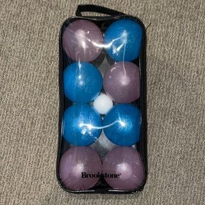 Brookstone Bocce Ball Set.  Features Glow in the Dark Balls. New in package.